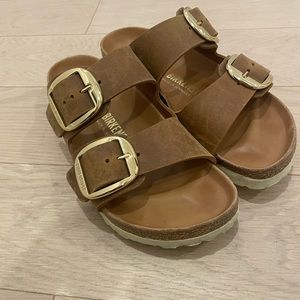 Birkenstock Arizona Big Buckle Cognac Leather 37